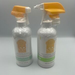 Scentsy Counter Clean & Bathroom Cleaner Bundle - Aloe Water & Lemon Verbena New